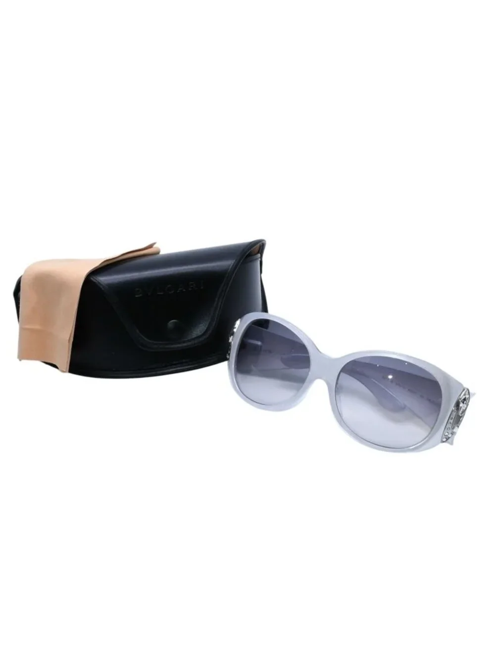 Bvlgari Sunglasses Crystal 63 17 Eyewear Gray